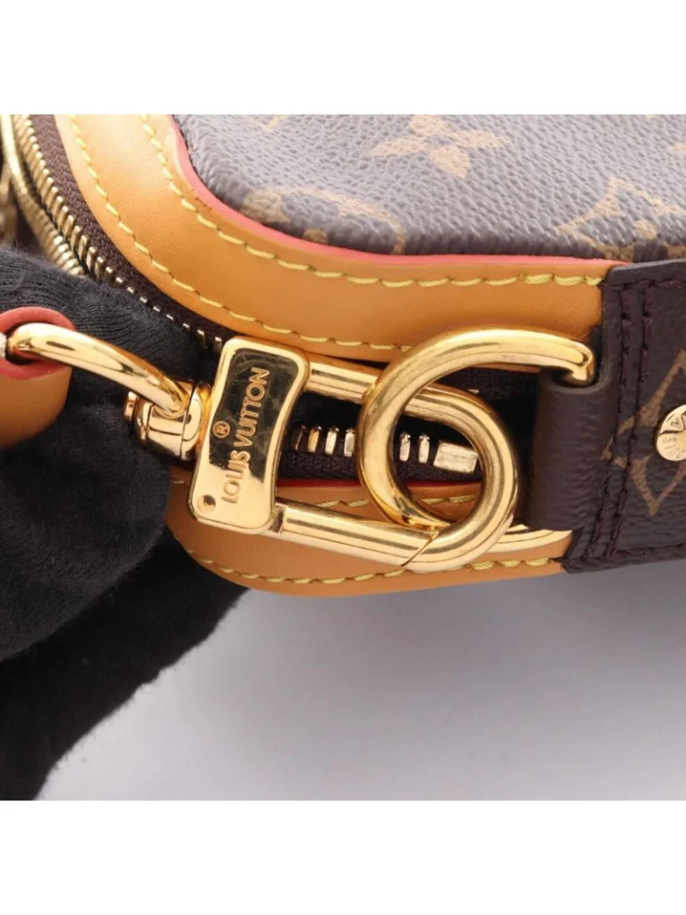 Louis Vuitton Viton Shoulder Bag Trio Messenger Monogram Stripe LV Squared